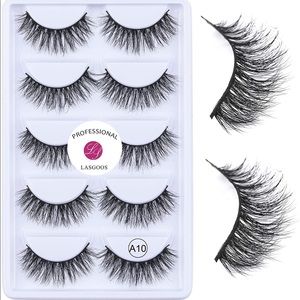 Mink eyelashes set of 5